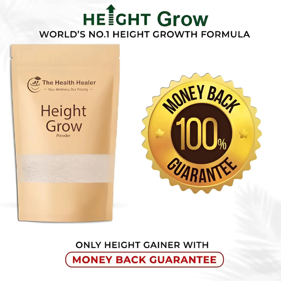 Grow Height – 100% Natural & Organic Growth Powder to Grow Taller