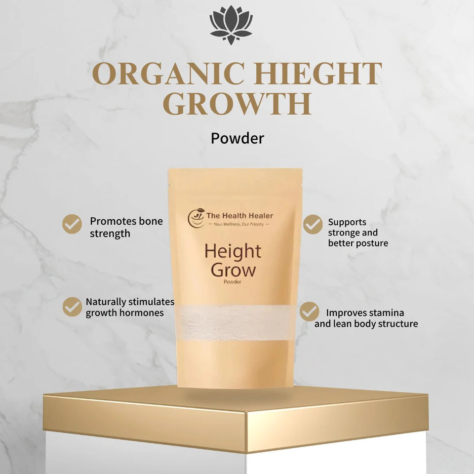 Grow Height – 100% Natural & Organic Growth Powder to Grow Taller